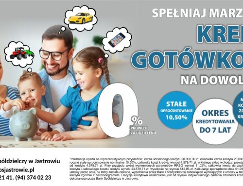 Spełniaj marzenia ! Kredyt gotówkowy na dowolny cel