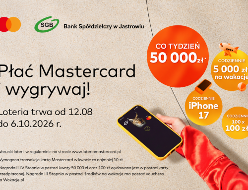 Ruszyła loteria Mastercard. Płać i wygrywaj atrakcyjne nagrody!